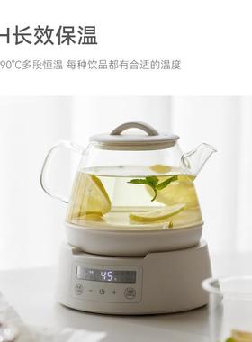 oalyks立时养生壶36210多功能家用小器型办公室玻璃煮茶壶水烧壶花茶壶