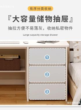 电脑桌台习家书用办公桌现代简约带抽屉VTN式桌桌椅组合卧室学生