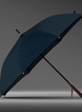 OLY晴CA新款双层风暴伞加木大加厚不透T光雨伞实手柄2-3354人大伞