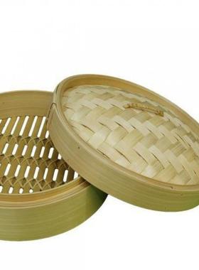 竹蒸笼商用大小号手格工加深高竹子加厚竹编笼屉蒸RVT蒸蒸笼家加