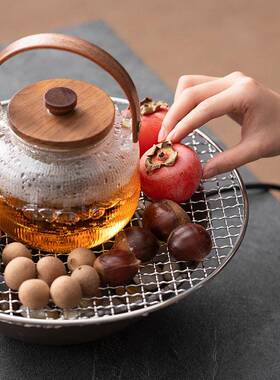 围煮茶烤茶烤小22js1103炉式电陶炉子室薯内家用器茶壶煮茶煮茶炉