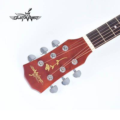 guitarist吉他民谣吉他41寸缺角初学者男女学生练习jita新手电箱