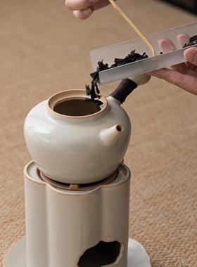 日式炉灯碳炉炉煮茶户外酒精小火炉家用泡茶71570烧围水炉风陶瓷温茶炉