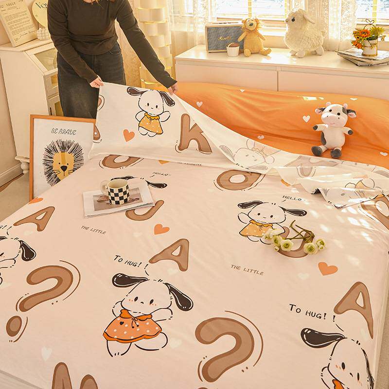 印花小清新隔脏睡袋夏季冰丝旅行单人床单被套酒店出差旅游被罩套