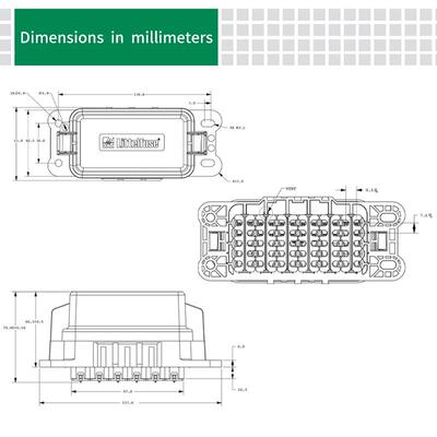 litelfus元ePDM71001ZXM特28力0型件硬接线盒PtDM71001ZMFWXM