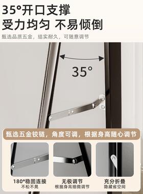 全身镜室穿衣落地镜子用壁挂贴墙网红生家卧女化妆挂墙立体RMZ试