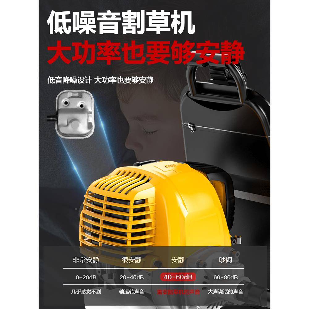 大功四冲程背负式汽园油果SIU割草机多功能林农用收割除草率小型
