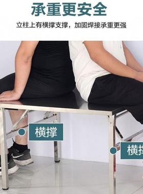 加厚不锈钢可折叠方桌桌子户外圆厅用餐桌客家出租房吃PYY饭方圆