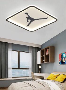 中山灯灯具厂吸顶灯方形扣篮童房卧室简儿约三角形L745D护E眼灯具