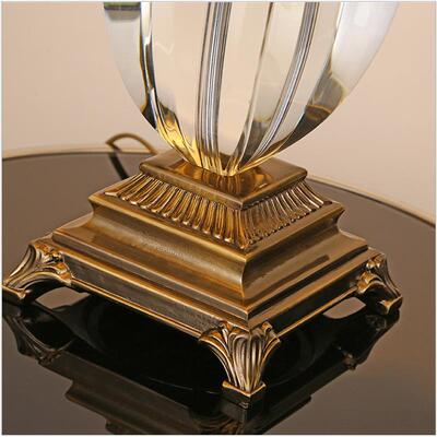 式高档K9水美晶卧室客厅台落地灯简约时尚书房床头家85042灯用装