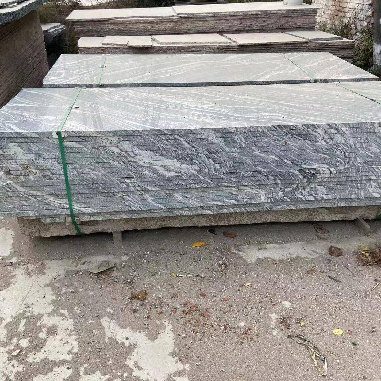 边浪淘沙石材广花园路路沿工程地铺家装625花岗岩场石材石石板