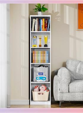 WX家用钢9制TNX书Y架落地多层夹缝转角书柜儿童厅卧室客书房铁艺