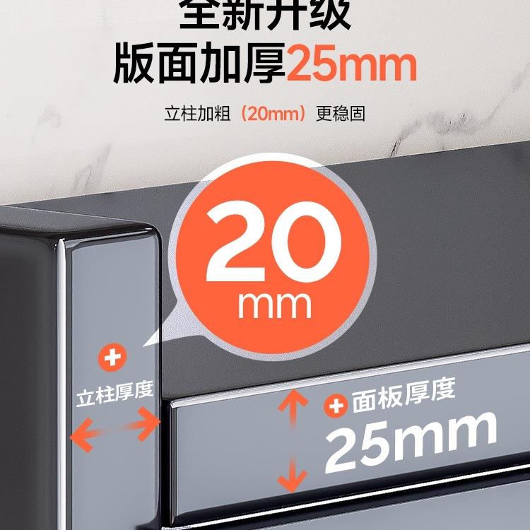 厨房置CKW物架落地多层家用收纳柜多功碗餐边柜橱子能微柜波炉储
