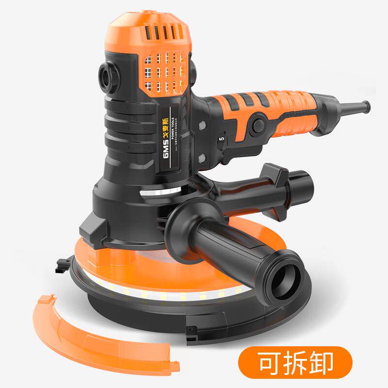 磨墙机砂墙面打磨机纸机腻子型粉尘无墙壁磨平加强短柄机小电动抛