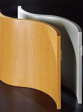 厂房喷外山水画冲墙孔铝单单板装饰2.0mm67803波浪铝板彩绘涂铝单