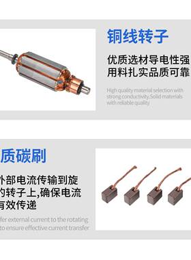 直2流电机XC45MS79高速转速大扭力有EX刷马达可换碳刷钢管调1V42V