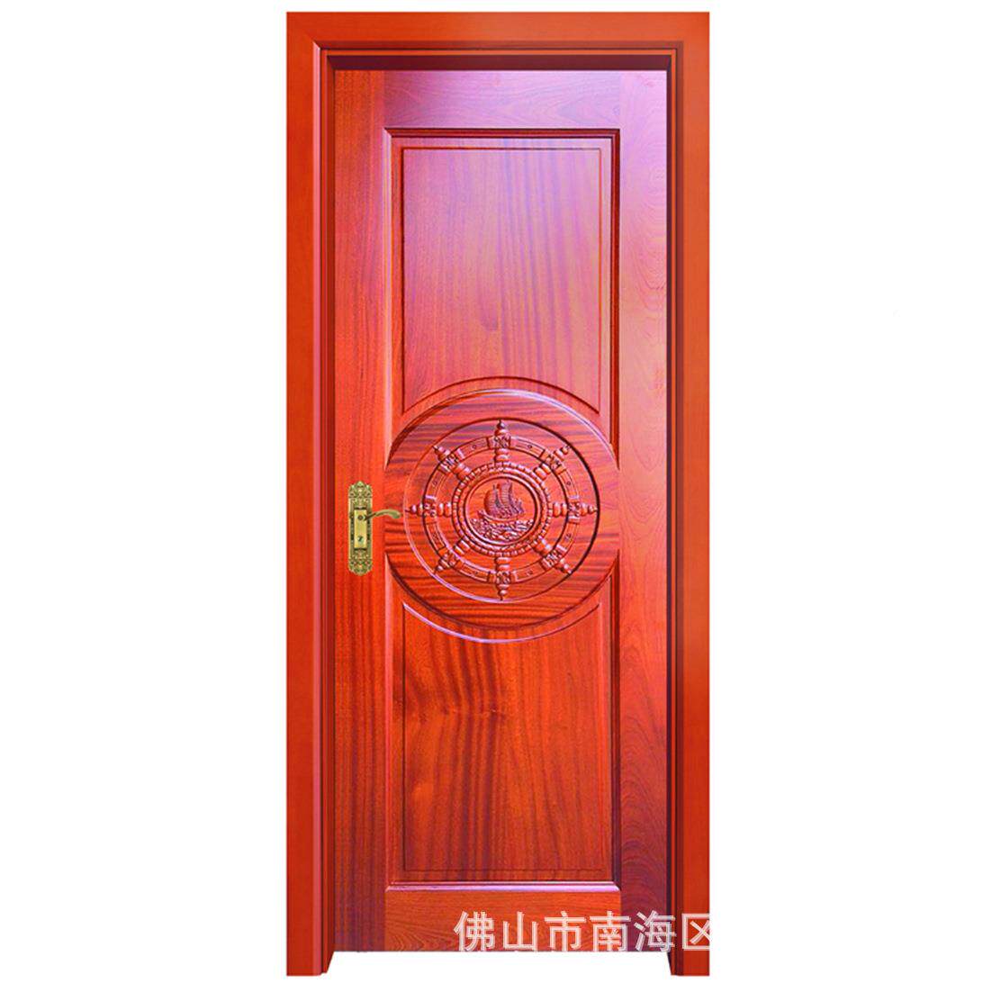实烤木漆384门式原木门卧室厨门室内门卫生间门房门木门欧厂家直