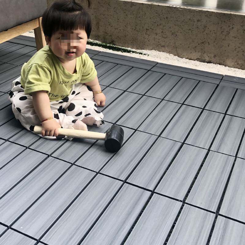 塑木木塑地板室外露台阳台地板浴室花园室外庭院防腐木户外地板