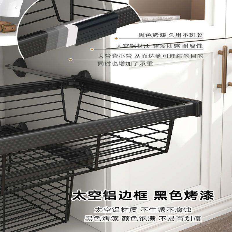 衣见详情衣柜拉篮抽屉式帽内衣橱卡置家用柜子推拉收纳储间物篮衣