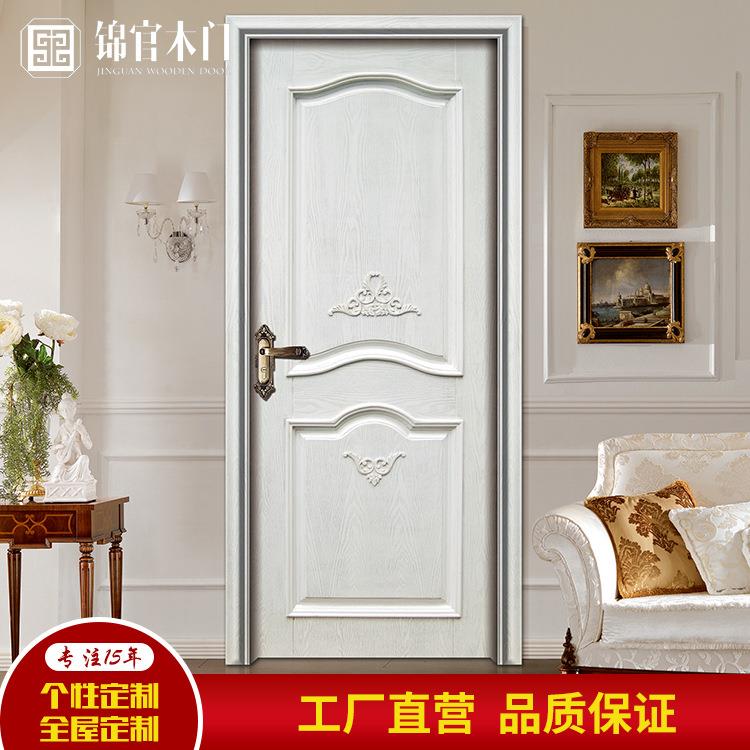 新欧实木复合免漆烤漆门卧550式室隔音平开整款套门成都程制工作