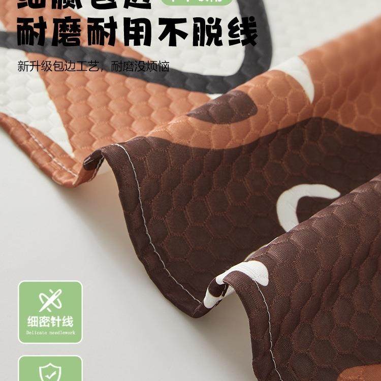 夏风季冰丝多巴胺沙发2凉盖布205新款盖毯子可F99H6J9M爱卡通沙发