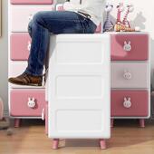 55m卡通收c纳柜婴童玩具衣物J1350储物柜家用整5理置物架床