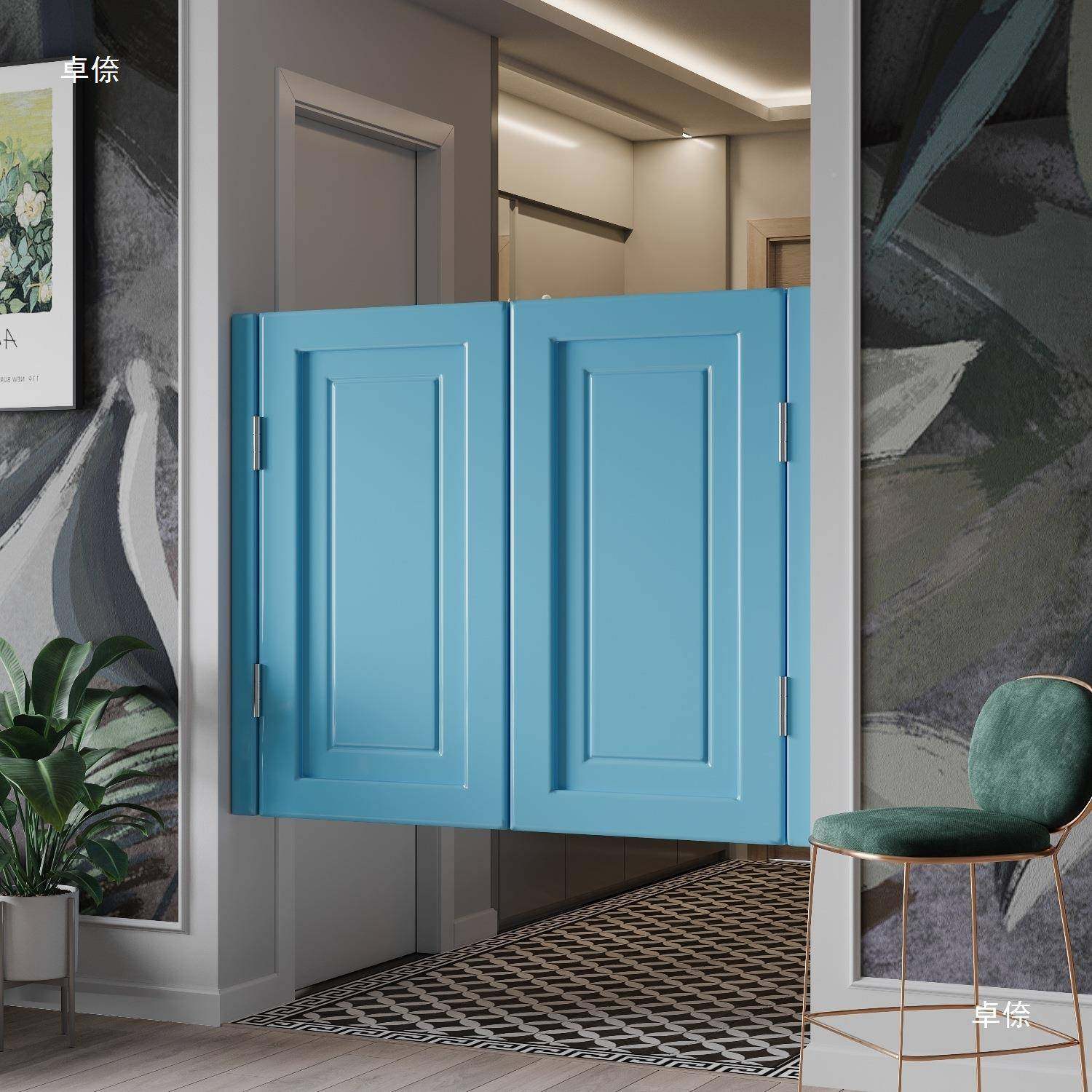 容积器式门分油门栅栏门室内门走廊隔断半洗537手腰门隔断门间吧