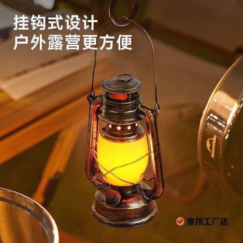 充电酒吧台18315灯意复古露营灯饰桌灯户外老式煤装创油灯马灯本