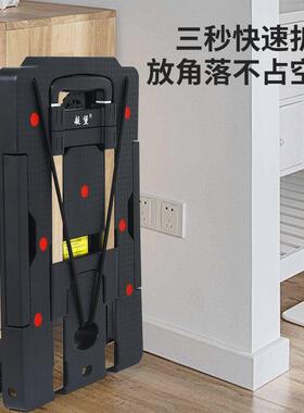 折家手推车拉货艇小拉车用堡静音板平车购物OBC便携搬运小拖车耐