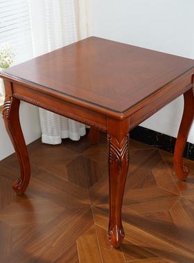 暖家具树欧式实木茶36040几方几60公分正方小桌子型边几角几