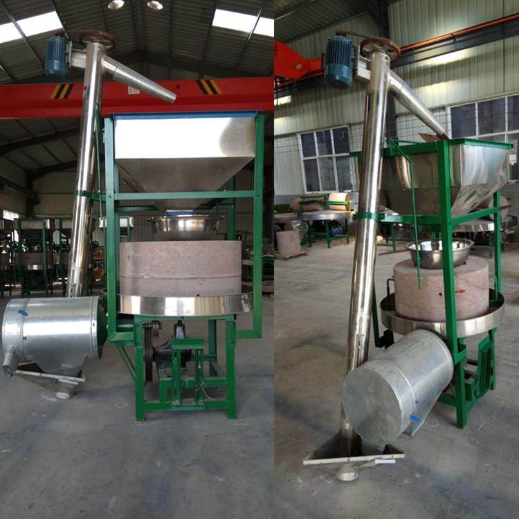 小小型豆浆石磨机全家用麦电动石磨面粉VEL机自动五谷粮杂石磨机