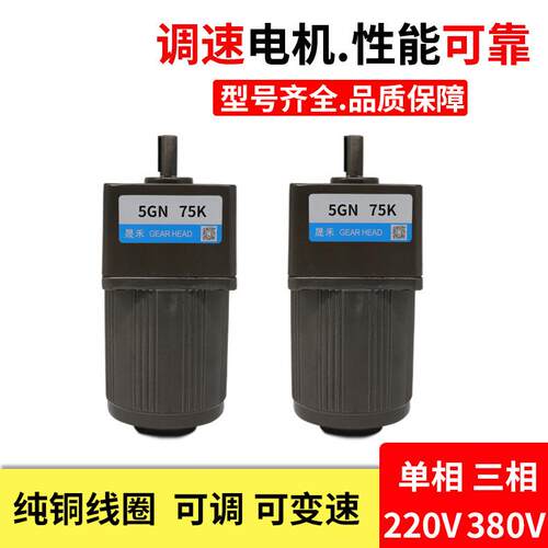 调速电机40可220V580V齿轮减速机灌肠机IK40RGWPHUN-C调变速小马