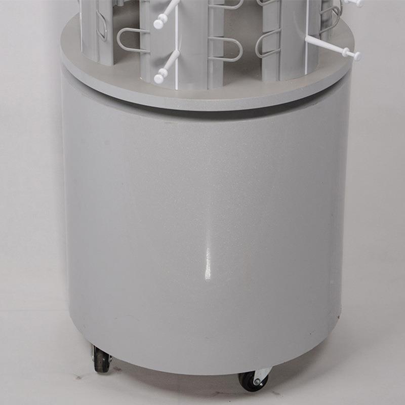 120A2189-6眼付简易安装太阳镜展示架A红1289-6旋转眼镜展示架灰