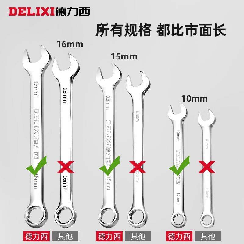 现货扳手工具套装梅花扳子工具大全套棘轮板手两用开口扳手套装