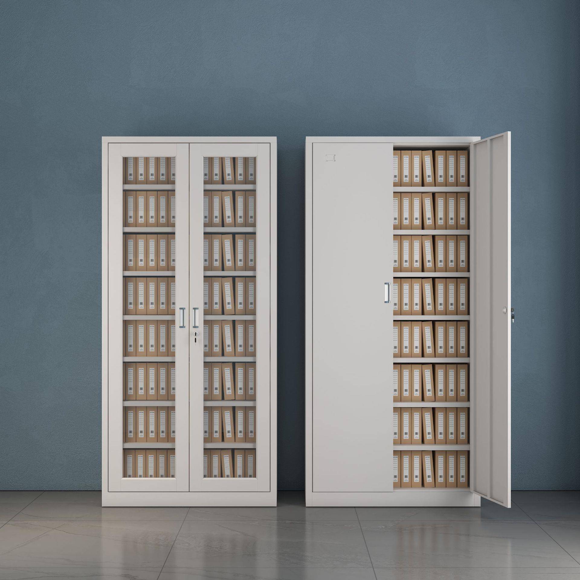 财务室件凭证柜分柜体五节资SJ-0524柜铁皮柜文柜档案柜料钢制办