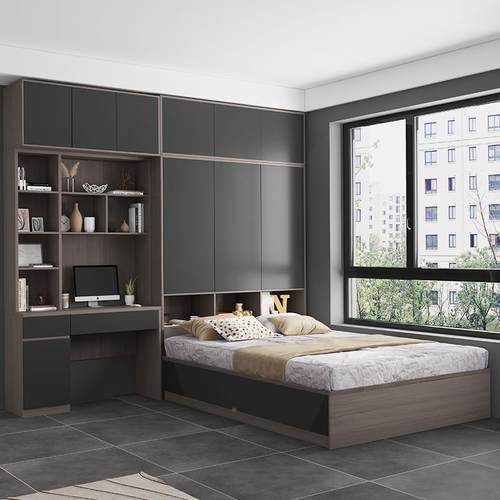 3Y一现代简约1.35榻米床42023衣榻柜体储物收纳床1.2单带人床1.5