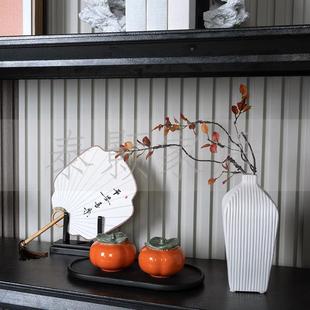 新式客样板间摆件售楼品部软装中饰组合厅书房书柜摆设千里马摆件