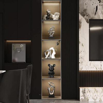 工品展艺示奢摆电件客柜高档家用轻装饰品现代简约酒柜视8R7y3ps3