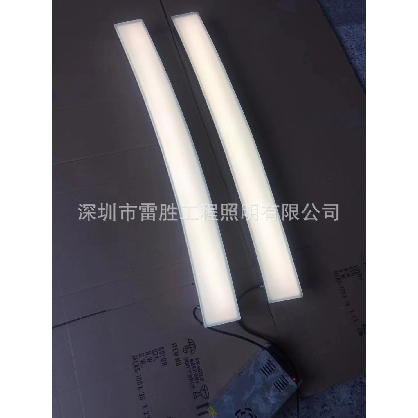 LE弧形地砖灯方D形条形砖地灯CRV地埋灯