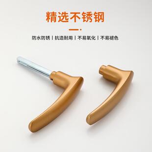 日式分锁执门手锁房间门把手卧室木门卫HYB生家用静体音通间用门