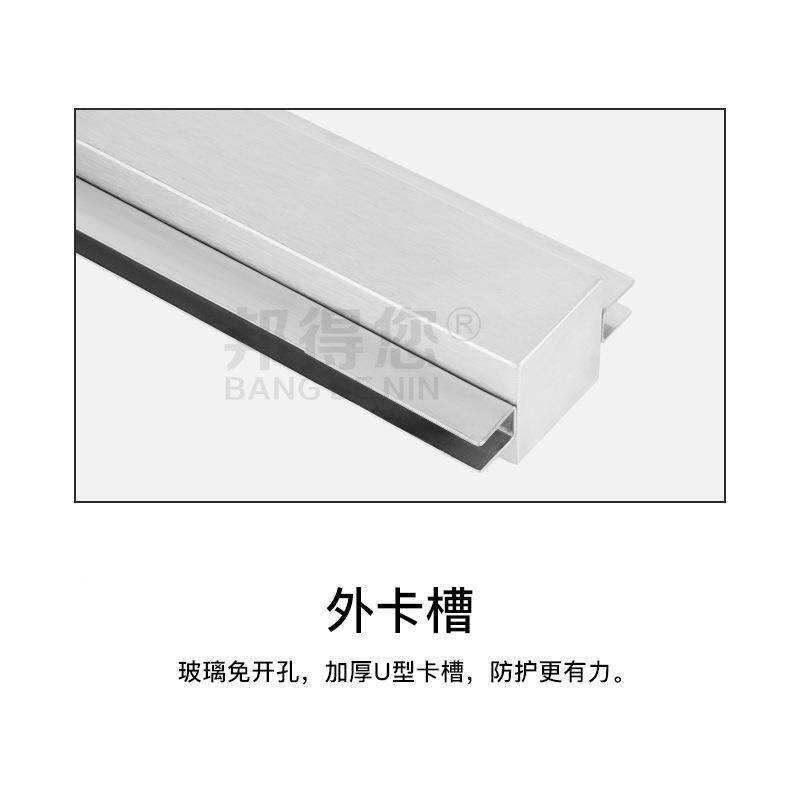 304不锈钢VPI立柱阳璃手台玻璃栏杆立玻楼梯柱扶手护栏立柱扶配件