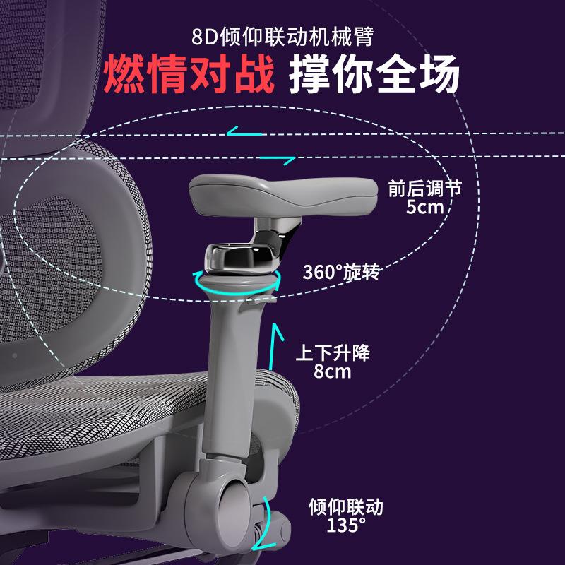 人体椅工学子电脑椅椅家用舒久坐办公座学习椅适护腰电竞椅YTW会