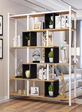 意铁艺简约隔断柜现LXV代古架置卧室物架书架博轻奢创客厅落地办