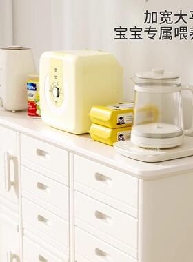 feelkds儿童玩OYP具收纳架i婴物儿品喂养台落地家用置柜储用物整