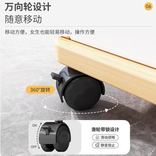 文件打桌下办公边柜带BG0037锁办柜公室柜子印机置物柜抽屉矮柜柜