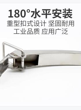 HGA锁81大型重型搭扣锁304不HGA81锈钢集尘箱装紧固扣集门箱车厢