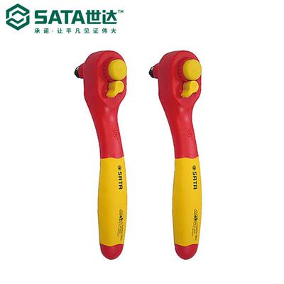 世10mm系D列注塑型VE绝达缘轮扳手12982绝缘套筒棘扳手12982