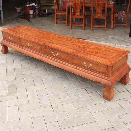 花梨木中式国标红木家俱刺猬紫檀电视柜实木影视柜落地柜客厅家用