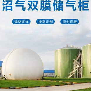 养殖猪场沼气储气袋气柜家用双膜储气罐软体沼气袋发酵池全套设备