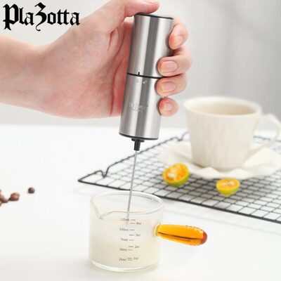 德国plazotta电动打奶泡器咖啡机家用牛奶打泡器手持搅拌打蛋器
